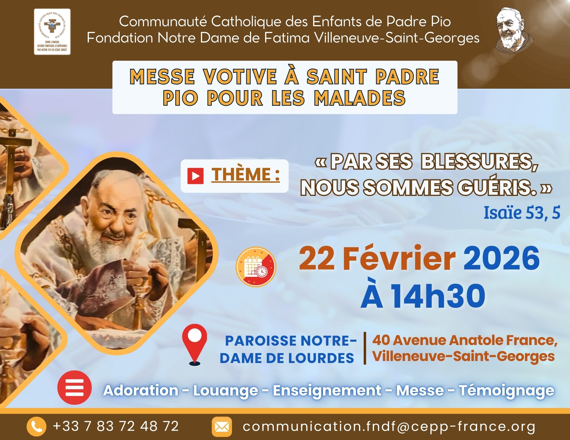 Affichemessevotivepadrepiofevrier2026