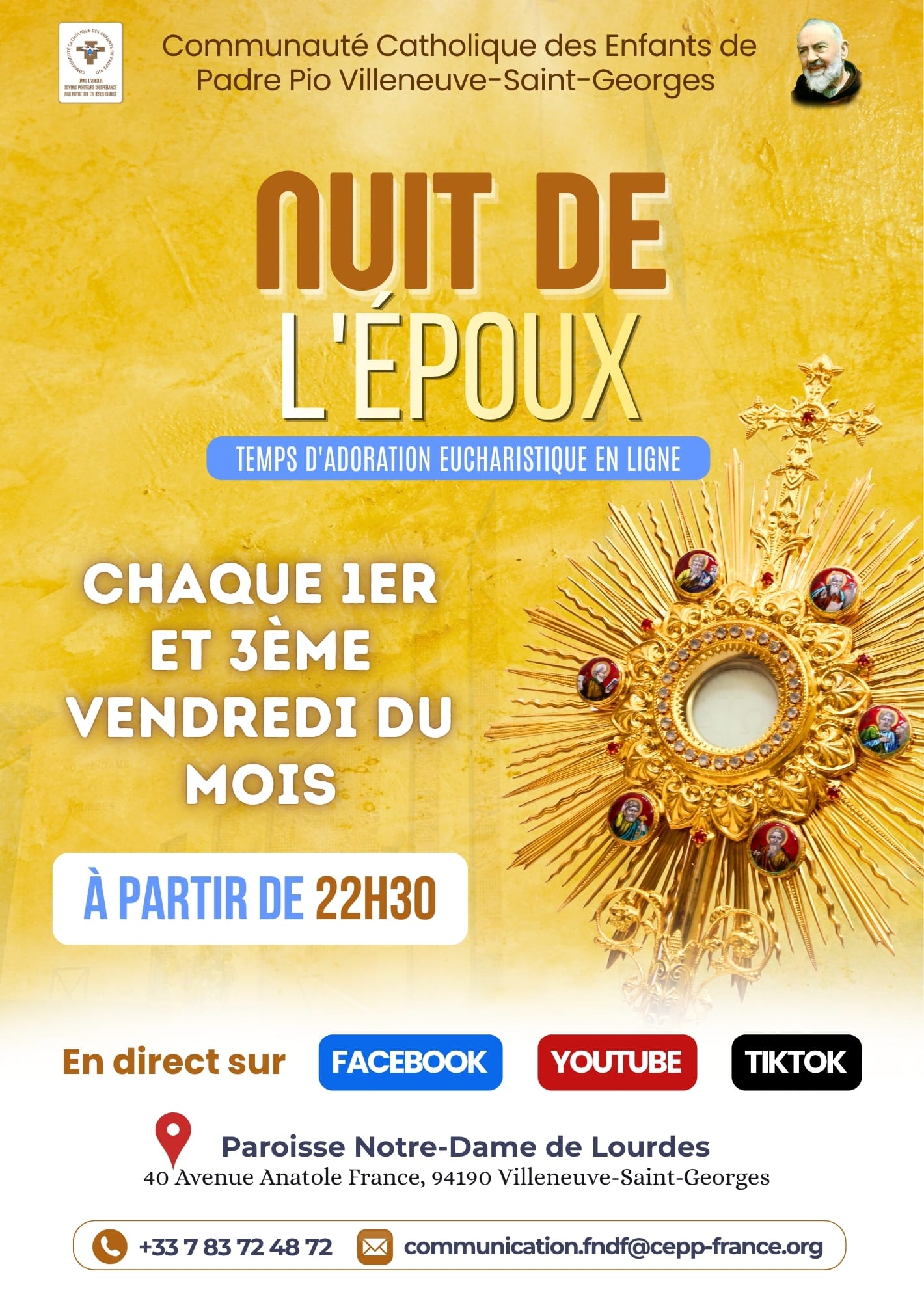 Nuit de l'Epoux 2026-2027