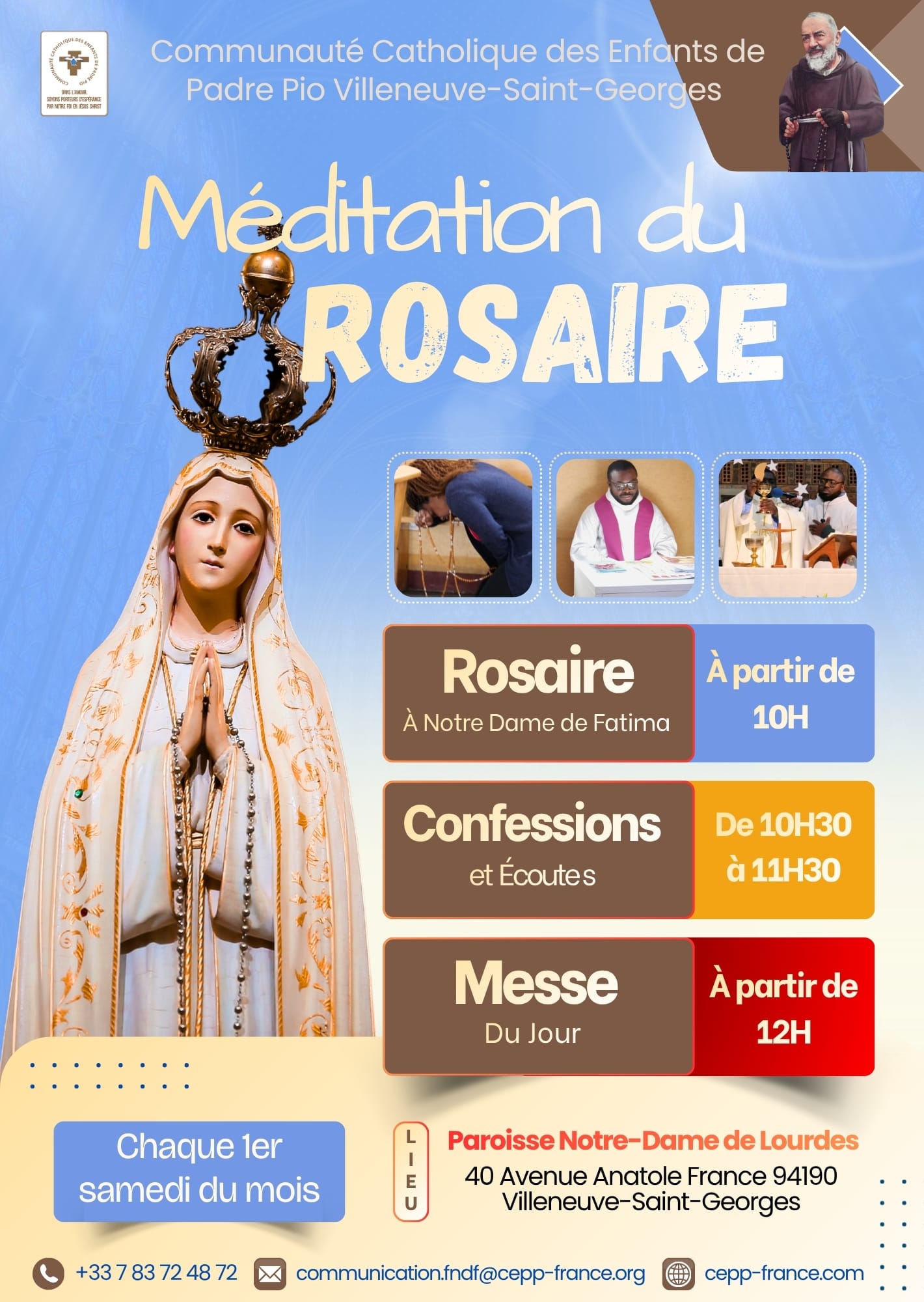 Prière du Rosaire 2026-2027